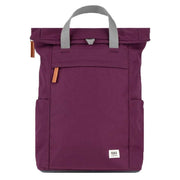 roka-finchley-a-medium-recycled-canvas-backpack---cherry-lacquer-burgundy-34462553