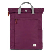 roka-finchley-a-large-recycled-canvas-backpack---cherry-lacquer-burgundy-34462602