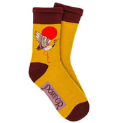 powder-crane-at-sunrise-socks---mustard-yellow-34447566