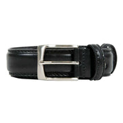 Dents Heritage Lined Full-Grain Leather Belt - Black