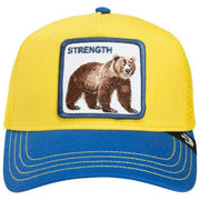 Kapelusz Trucker Goorin Bros Strong Bear Fab Farm - niebieski/żółty/brązowy