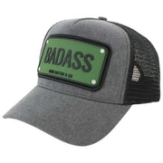 Kapelusz John Hatter Badass Rubber Trucker - szary/czarny/zielony