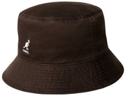 Kapelusz Kangol Washed Bucket - brąz kawowy