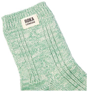 Skarpetki Roka Wallace Crew – zieleń Matcha