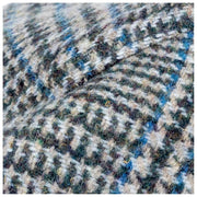 Płaski kaszkiet Dents Stanwick Tweed - niebieski