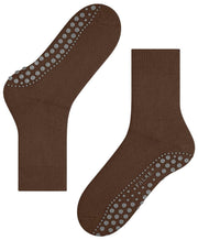 Skarpetki Falke Homepads w pantofle - brązowy cappucino