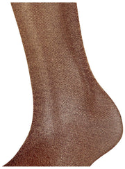 Podkolanówki Falke Glitter 30 Denier - Barolo/Złote