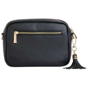 pom-pom-london-city-suede-and-leather-crossbody-bag---black-35929256