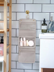 Mała wisząca kosmetyczka Stackers - taupe