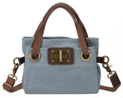 Zede Pont des Arts xs Cross Body Bag - Blue Grey