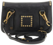 Torba na ramię Campomaggi Gloria Pochette Stud - czarna
