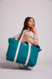 Torba weekendowa Hindbag Jean - paw niebieski