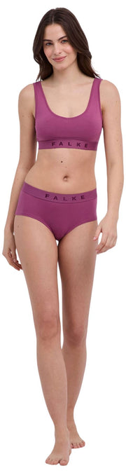 Dwupak biustonosza z gorsetem Falke Daily Comfort – różowy/pomarańczowy