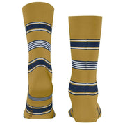 Falke Marina Stripe Socks - Brass Yellow