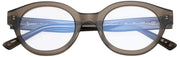 Okulary do czytania MessyWeekend Frost Blue Light – przezroczyste/oliwkowe