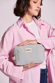 Hindbag Leon Kosmetyczka - Niebieskie Paski