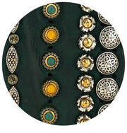 Torebka Campomaggi Forte Dei Marmi Rhinestone - Zielona butelka