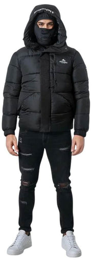 Helvetica Mountain Pioneers Kurtka parka z kapturem Barnes - czarna