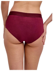 Dwupak hipsterskich fig Falke Daily Comfort – czerwony