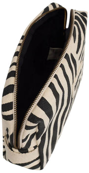 Kosmetyczka Leon - Hindbag - Zebra w kolorze ecru
