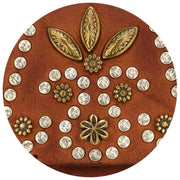 Torba na telefon Campomaggi Siena Stud - Cognac Tan