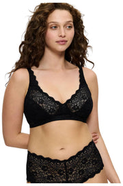 Biustonosz bez fiszbin Triumph Amourette – czarny