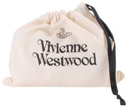 Torebka XL ze skóry zamszowej Vivienne Westwood Hazel Treasure - czarna