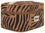 Hindbag Gaspard Vanity Bag - Zebra Cynamonowy Brąz