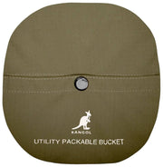 Kapelusz typu Bucket Kangol Multi-Utility z możliwością pakowania - Ciemnooliwkowy