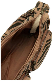 Torba na ramię Hindbag Emile z wieloma kieszeniami - Cinnamon Tiger Brown
