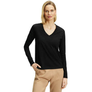 falke-pima-jersey-v-neck-long-sleeve-shirt---black-34331710