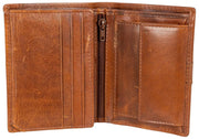 Portfel Dents Itchen Passcase – koniakowy brąz