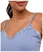 Top na ramiączkach Falke Delicate Touch - niebieska stal