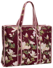 Aksamitna torba na ramię Elie Beaumont Serendipity - Burgundowa Magnolia