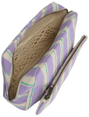 Hindbag Alix Extra Large Kosmetyczka - Zielony/Parma Paski