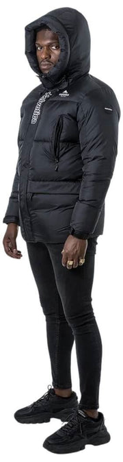 Helvetica Mountain Pioneers Kurtka parka z kapturem Capri 3 - czarna