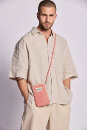 Torba na telefon typu Hindbag Bill - czerwone paski