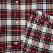 lacoste-plaid-poplin-pyjama-set---ladybird-redwhitegreen-34498618