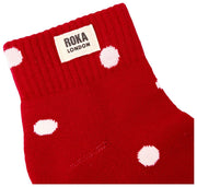 Skarpetki do kostki Roka Wembley - Scarlet Red Dot