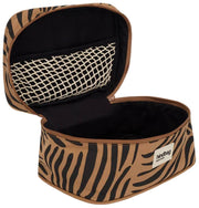 Hindbag Gaspard Vanity Bag - Zebra Cynamonowy Brąz