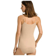 hanro-cotton-seamless-v-neck-spaghetti-top---beige-35928366