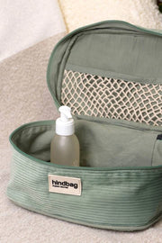 Hindbag Gaspard Vanity Bag - aksamitna miętowa zieleń