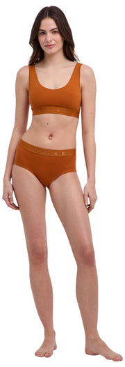 Dwupak hipsterskich fig Falke Daily Comfort – różowy/pomarańczowy