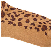 Skarpety Roka Wimbledon Crew - Savannah Leopard Sand Beige
