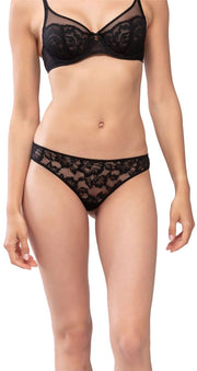 Mey Amazing String Lace Thong - czarny