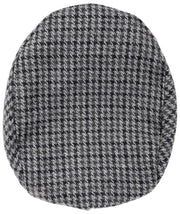 Płaski kaszkiet Dents Blashford Tweed - węgiel drzewny