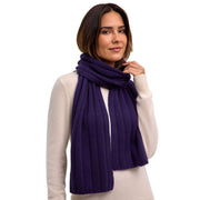 falke-pure-cashmere-ribbed-scarf---violet-34332437