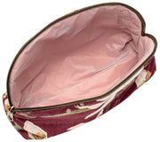 Aksamitna kosmetyczka Elie Beaumont Serendipity - Burgundowa Magnolia
