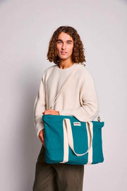 Torba weekendowa Hindbag Jean - paw niebieski