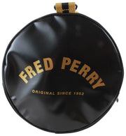 Klasyczna torba na beczkę Freda Perry'ego - czarno-złota